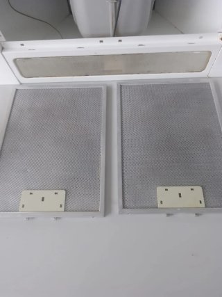 Campana extractora blanca