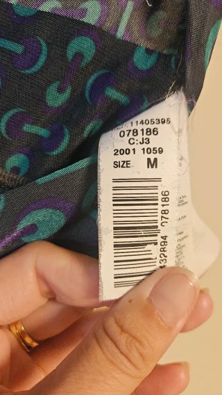 Vestido Mango azul y morado