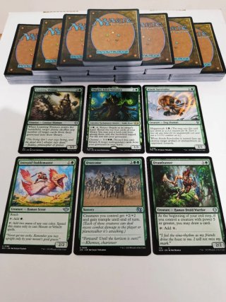 Lote De Verdes SIN REPETIR COMMANDER edh