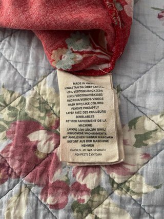Vestido Ralph Lauren floral rojo