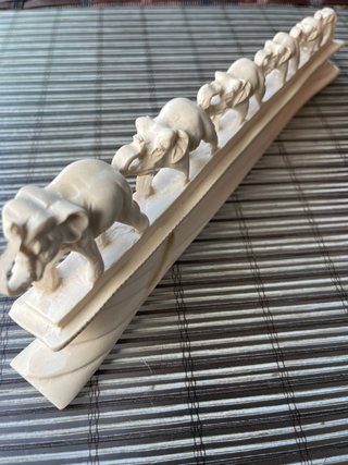 Figura decorativa de elefantes