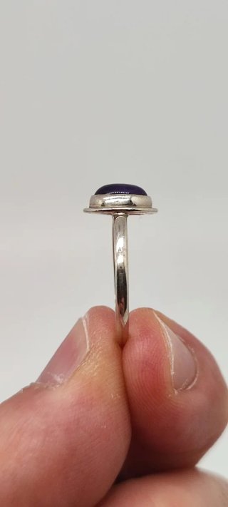 Anillo de Plata y Amatista.