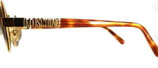 Gafas de sol Moschino marrones y doradas