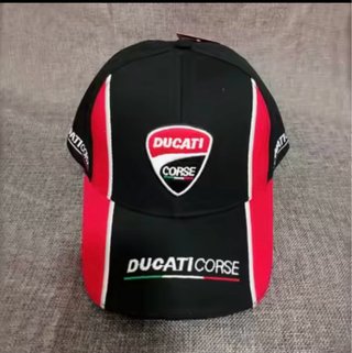 Gorra Ducati Corse Negra y Roja