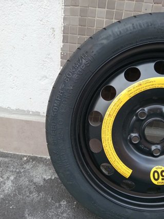 Rueda de repuesto temporal nueva
