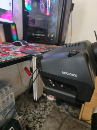 Logitech G923 + Shifter + Clamp con quick release.