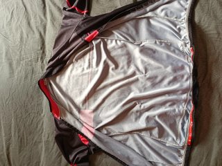 Maillot Ciclismo Eltin Gris y Rosa talla L