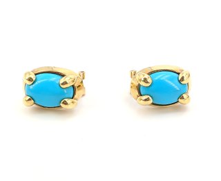 Pendiente de oro de 18k con piedras, 9.63 g.
