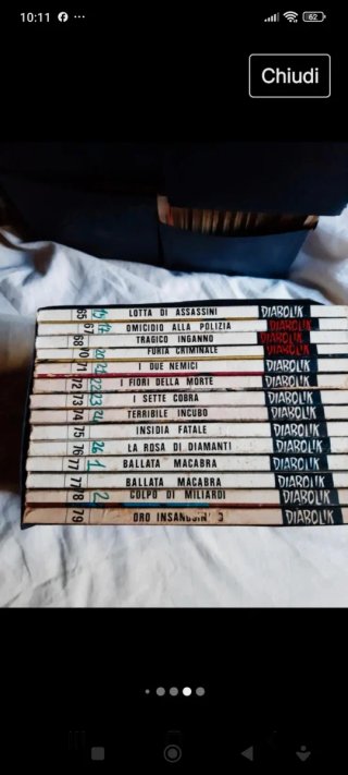Fumetto Diabolik 88 volumi