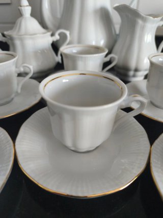 Juego de café de porcelana Wałbrzych A ESTRENAR!!