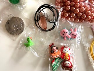 Lote 20 Bolsitas Abalorios Collares Manualidades