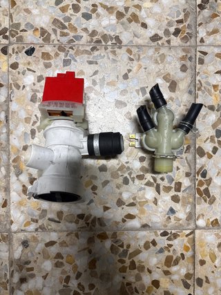 Despiece lavadora: Válvula y electroválvula