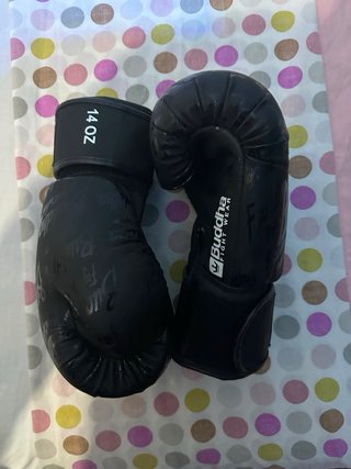 Guantes Boxeo Buddha Premium Negro Mate