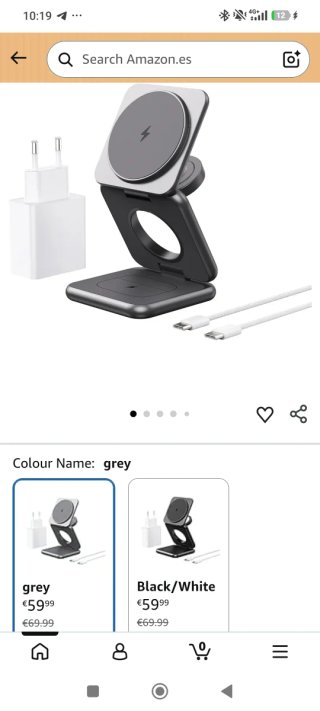 Cargador Magnético Plegable 2 en 1 T15