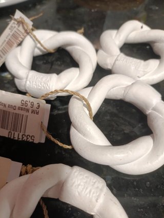 Servilleteros Riviéra Maison Nudo Blanco