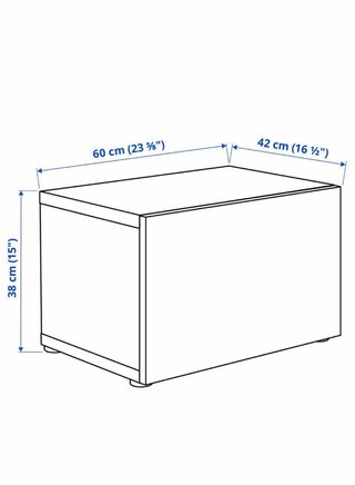 Armario Besta Ikea Negro