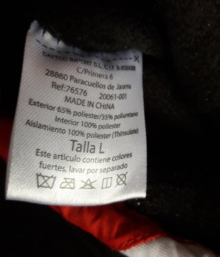 Guantes 3M THINSULATE Talla L Rojos, nuevos