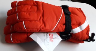 Guantes 3M THINSULATE Talla L Rojos, nuevos