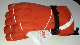 Guantes 3M THINSULATE Talla L Rojos, nuevos