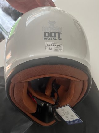Casco Retro Boss Blanco