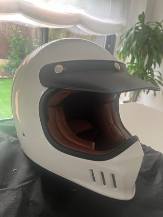 Casco Retro Boss Blanco