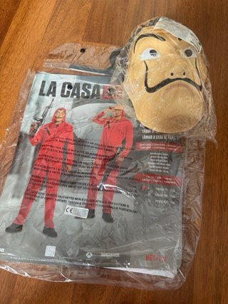 Disfraz Ladrón La Casa de Papel Talla S