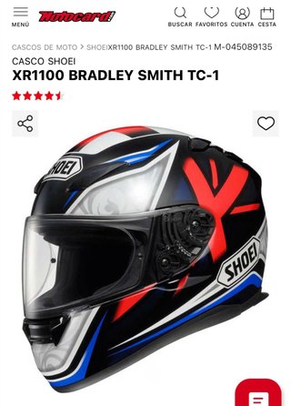 Casco SHOEI XR 1100 T-M.