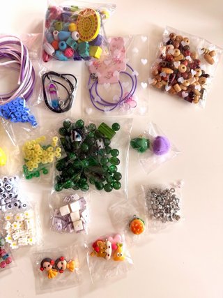 Lote 20 Bolsitas Abalorios Collares DIY
