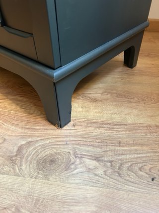 Mobile IKEA LOMMARP in legno e vetro
