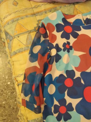 Vestido estampado floral talla XL
