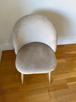 Pack 2 Sillas Comedor Tapizadas Beige
