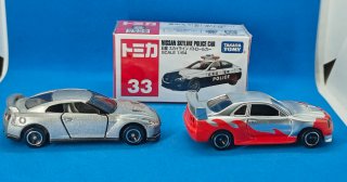 3x Tomica Nissan Skyline GT-R R34 Polizia