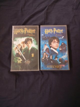 VHS Harry Potter: Cámara Secreta y Piedra Filosofa