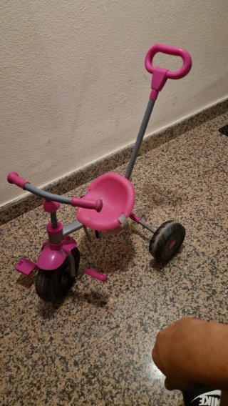 Triciclo infantil rosa