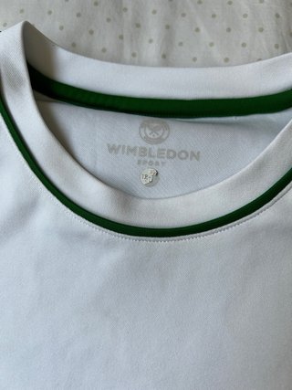 Conjunto de tenis Wimbledon blanco