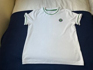 Conjunto de tenis Wimbledon blanco