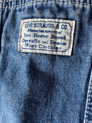 Levi’s salopette jeans vintage anni ’90 donna tg.