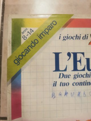 Gioco Sapientino L'Europa Clementoni vintage