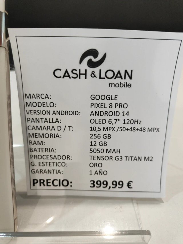 Google Pixel 8 Pro 256GB Blanco