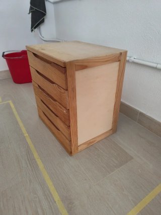 Cajonera de madera 5 cajones