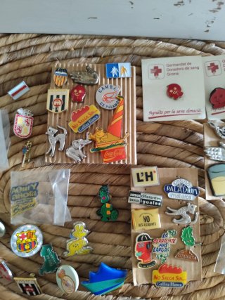 Lote de pins variados