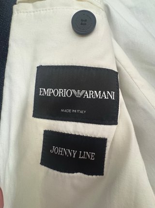 Abrigo largo Emporio Armani negro