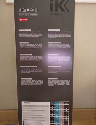 Pulverizador de presión IK INOX/SST 10L