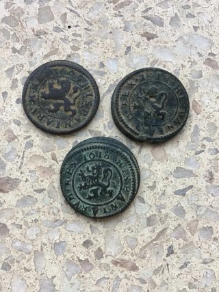Lote 3 monete antiche