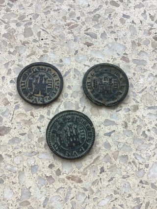 Lote 3 monete antiche