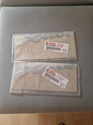 Adhesivos Yamaha Plata (2 unidades)