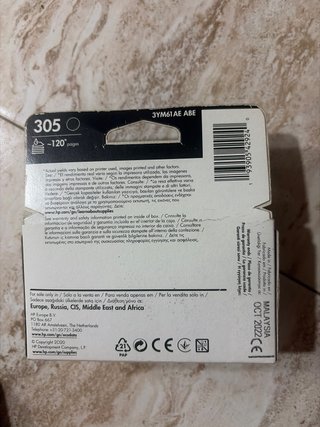 Cartuchos Tinta HP 305 Originales