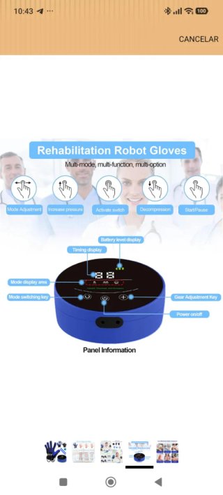 Guantes Roboticos Rehabilitación Ictus