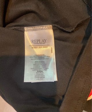 Camiseta Replay Negra