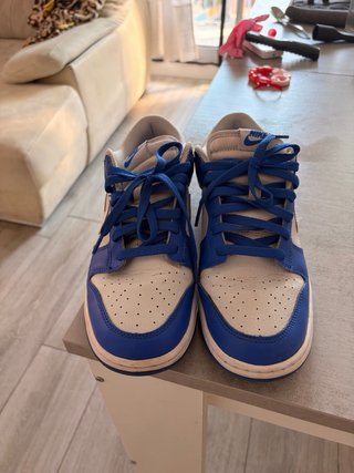 Zapatillas Nike Dunk Low Azul y Blanco